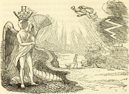 古代欧洲神话插画图片