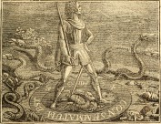 古代欧洲神话插画图片