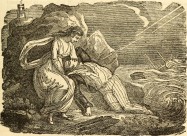 古代欧洲神话插画图片