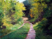 田园风景油画图片