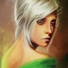 女性艺术插画图片