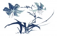 水墨花卉图片