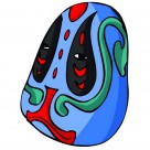 脸谱图片[隋唐时期]