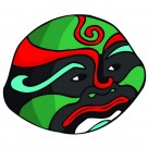 脸谱图片[隋唐时期]