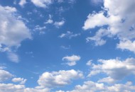 天空中的白云图片