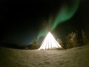 美丽的极光图片