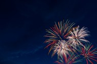 夜空灿烂的烟花图片大全