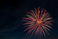 夜空灿烂的烟花图片大全