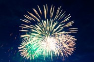 夜空灿烂的烟花图片大全
