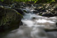 淙淙流水风景图片