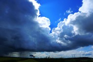 风雨前的天空乌云图片