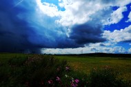 风雨前的天空乌云图片