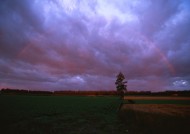 绚丽夕阳景色图片