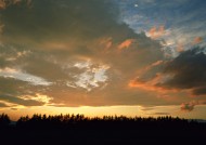 绚丽夕阳景色图片