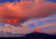 夕阳下的云彩图片大全
