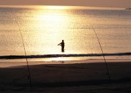 人与夕阳图片大全