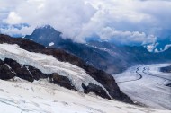 瑞士少女峰自然风景图片