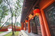 尼泊尔蓝毗尼中华寺中国寺庙建筑风景图片