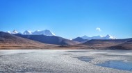 西藏冬日少女湖普姆雍措风景图片大全