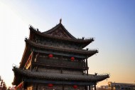 陕西西安古城墙建筑风景图片大全