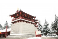 陕西西安雪景图片
