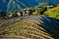 广西龙脊梯田风景图片