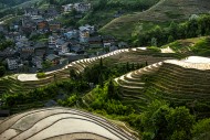 广西龙脊梯田风景图片