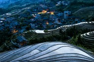 广西龙脊梯田风景图片