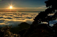 江西三清山日出风景图片