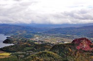 日本有珠山风景图片