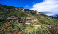 山西悬空村风景图片
