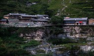 山西悬空村风景图片