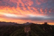 河北金山岭长城风景图片