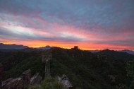 河北金山岭长城风景图片