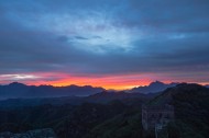 河北金山岭长城风景图片
