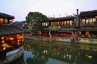 浙江西塘古镇夜色图片大全
