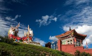 四川色达佛学院风景图片