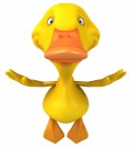 3D小黄鸭图片
