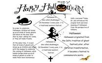 万圣节手抄报图片大全