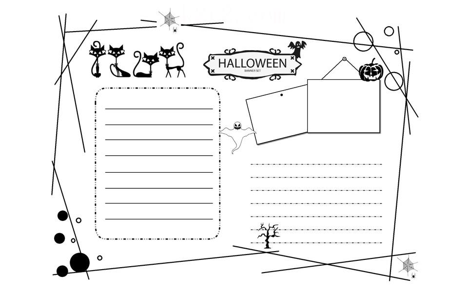 万圣节手抄报图片大全