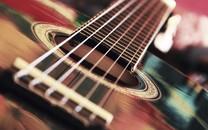 帅气的吉他静物摄影图片