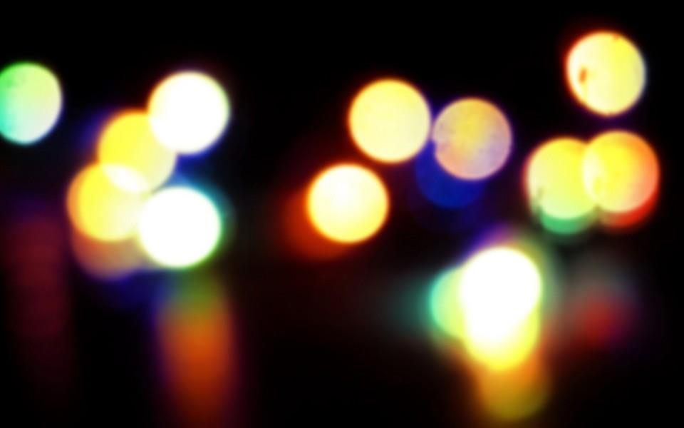 缤纷多彩霓虹灯桌面壁纸