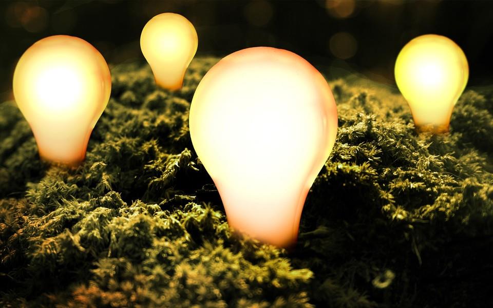 缤纷多彩霓虹灯桌面壁纸