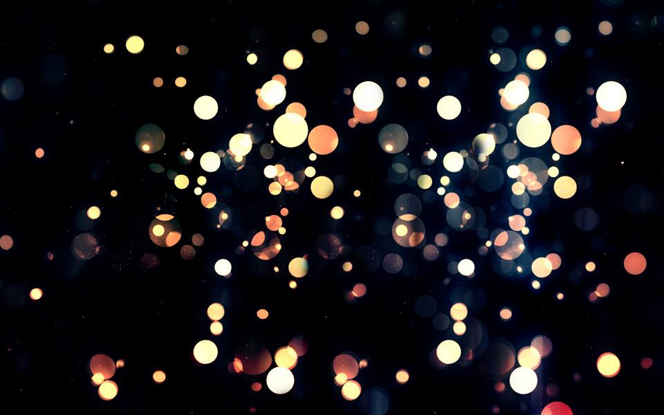 缤纷多彩霓虹灯桌面壁纸