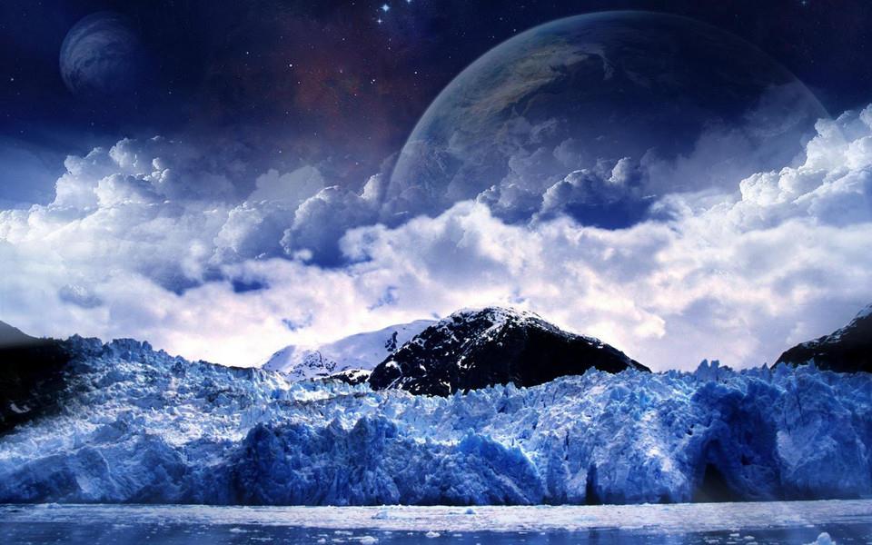 创意星球美景设计高清图片