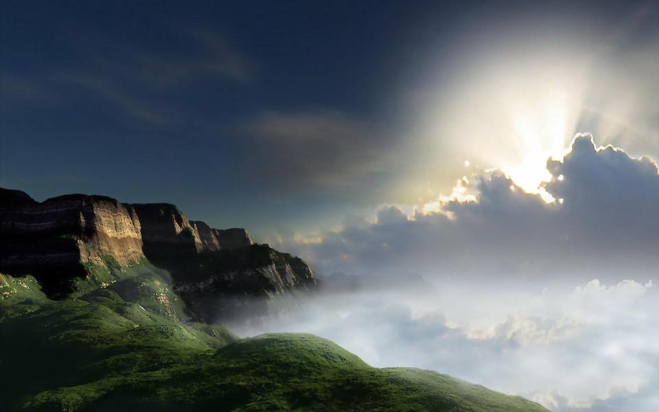 创意星球美景设计高清图片