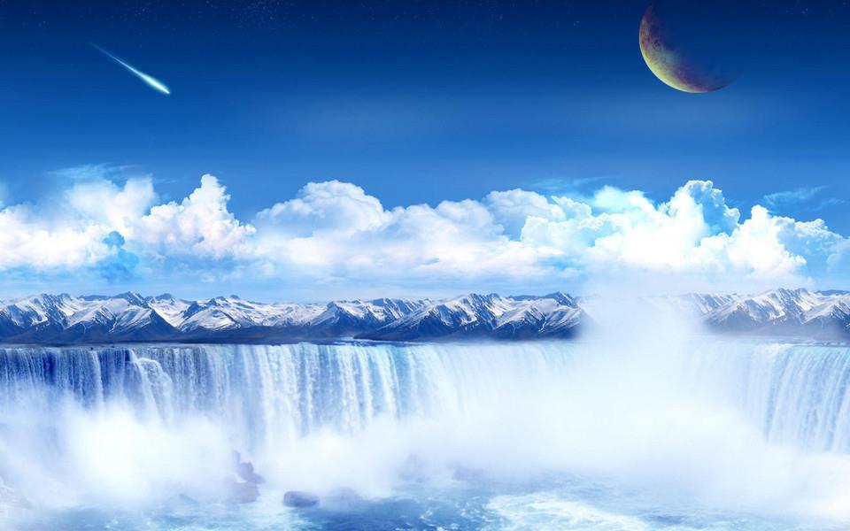 创意星球美景设计高清图片