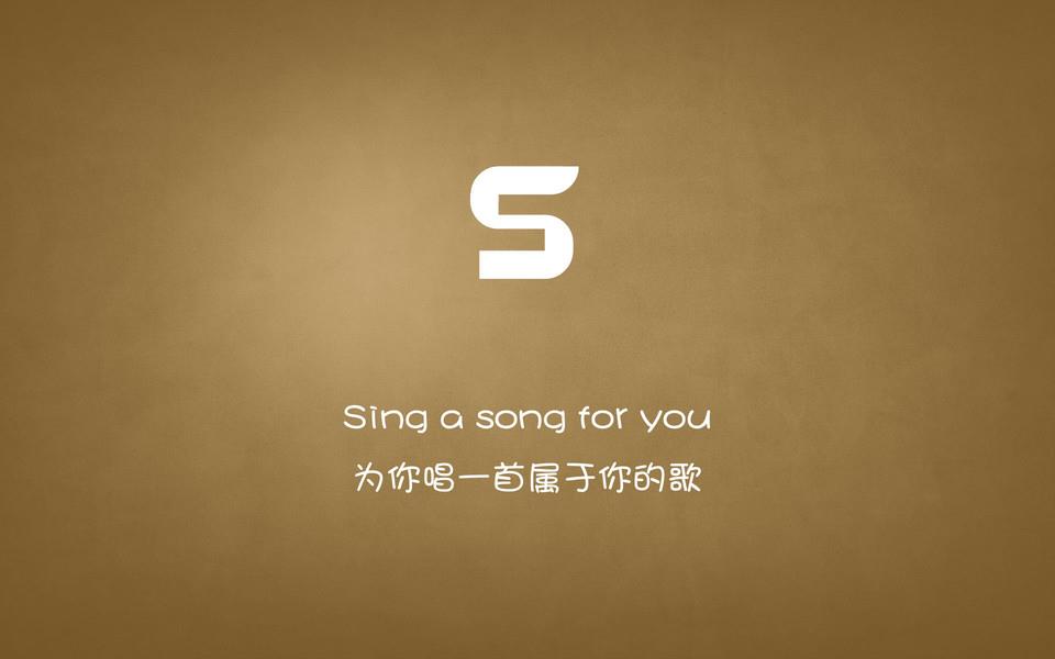 26个英文字母诠释的爱情简约宽屏图片