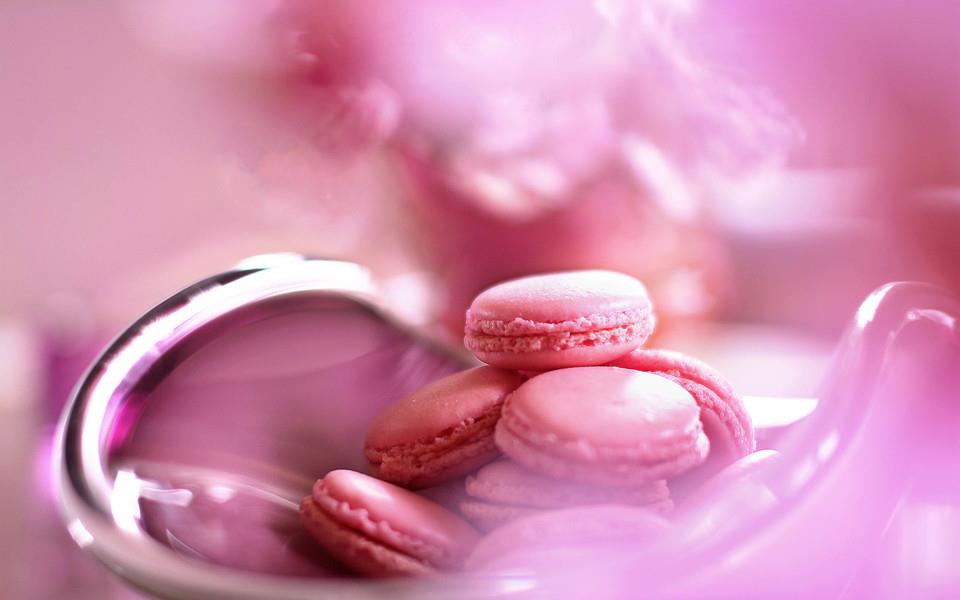 马卡龙蛋糕唯美图片