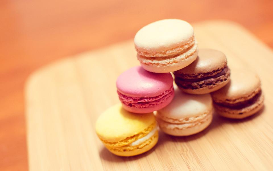 马卡龙蛋糕唯美图片